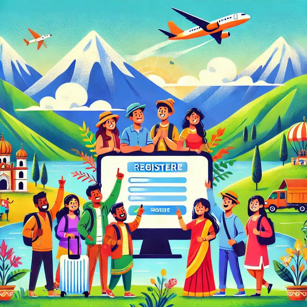 Uttarakhand tourism gov in online registration